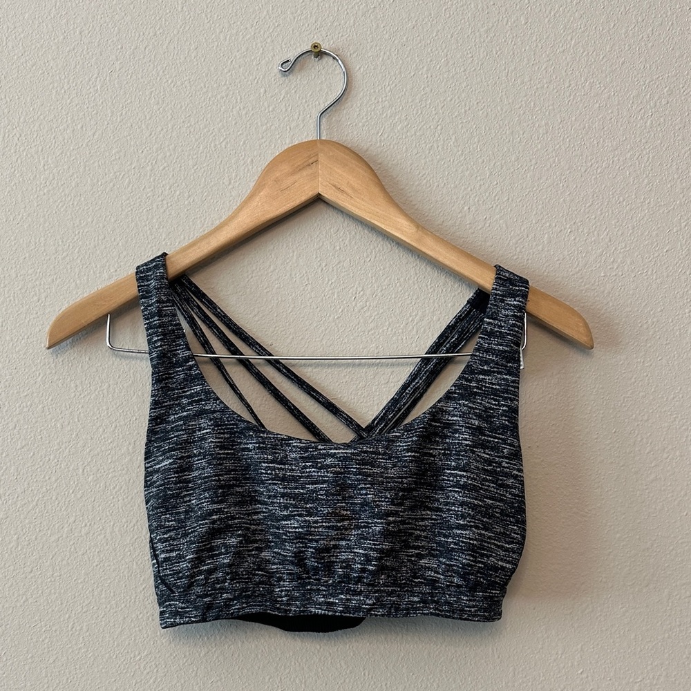 Victoria's Secret Black Strappy Sports Bra